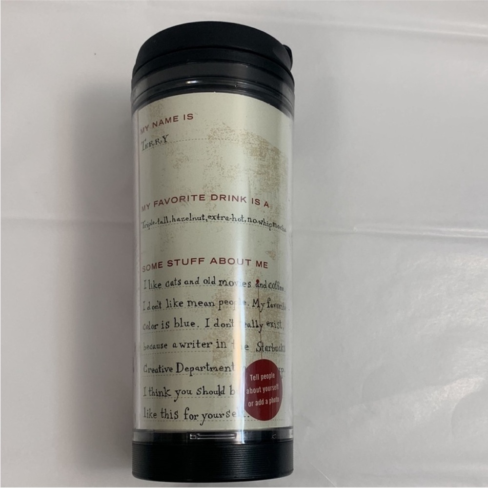 STARBUCKS Make Your Own Drink Tumbler 16oz/.47L includes 4 sheets of stickers - Picture 5 of 14